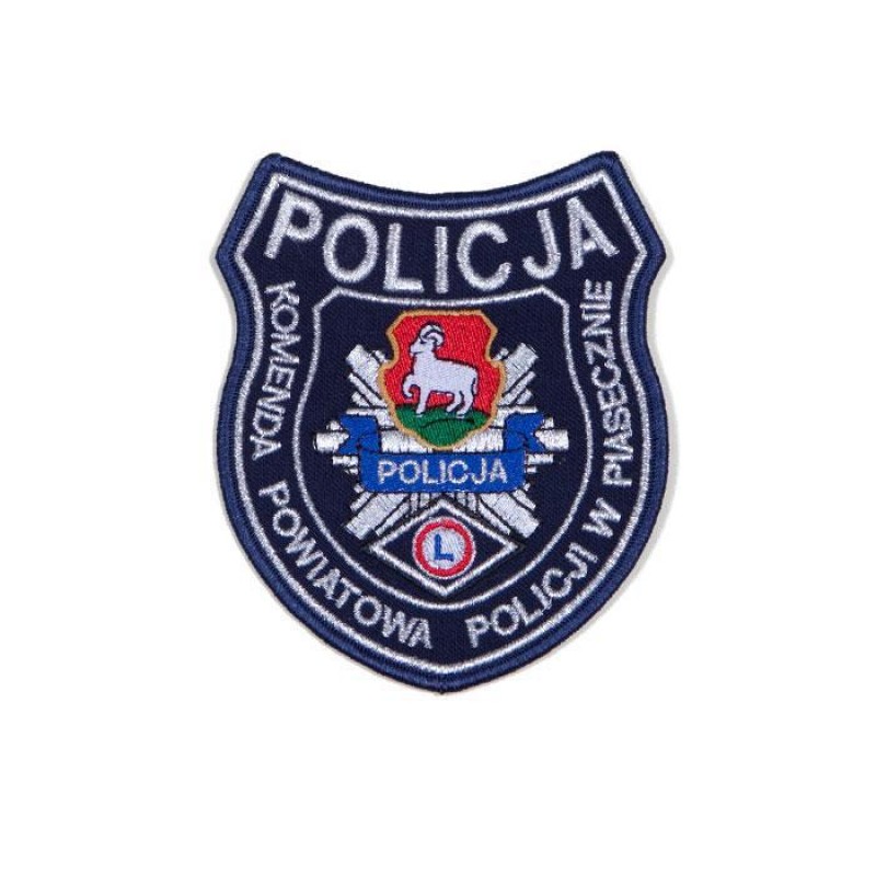 emblemat dla komendy Policji w Piasecznie