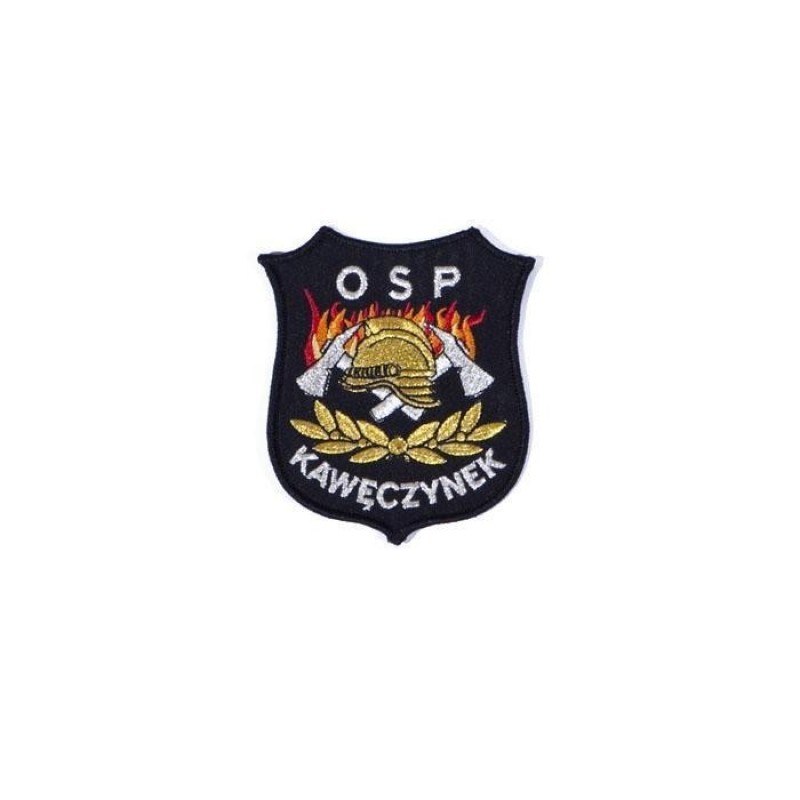 haftowany emblemat naramienny OSP 12